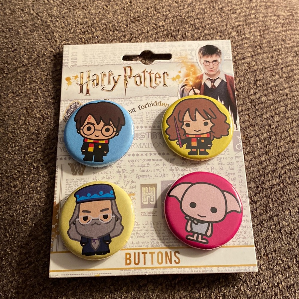 Harry Potter buttons